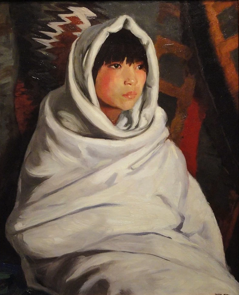 Ragazza indiana con una coperta bianca, 1917 - Corcoran Gallery of Art
